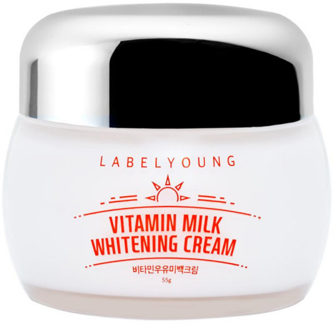 라벨영 쇼킹비타민 우유미백크림 데이크림, 55g, 10개