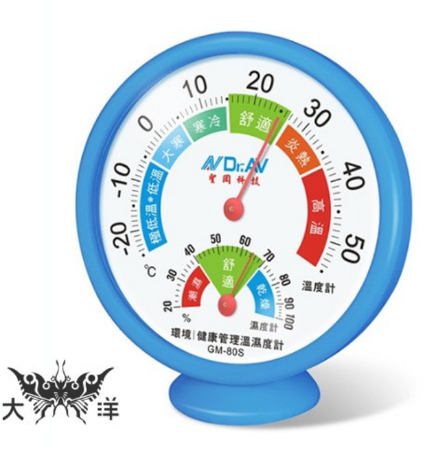 Dr.AV 環境/健康管理 溫濕度計 GM-80S, 1個