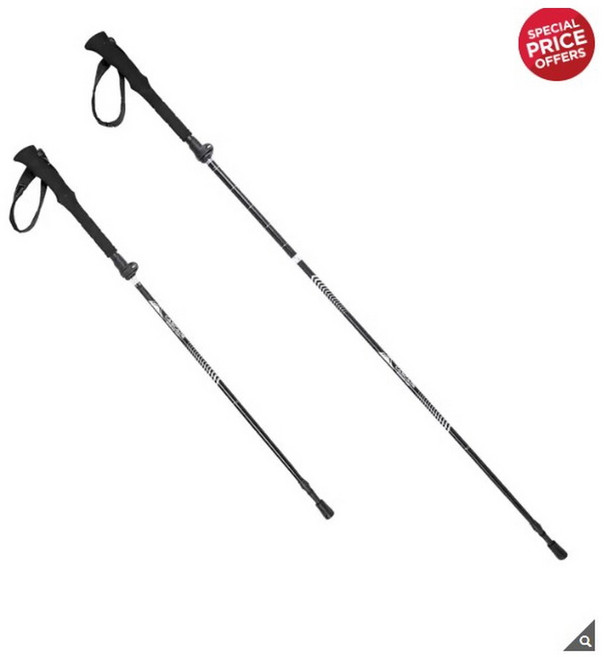 캐스케이드 등산스틱 2개입 폴딩형 스틱 코스트코 635919, 검정