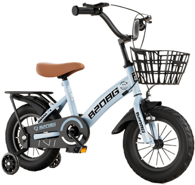 어린이 자전거 2-16세 자전거 학생 어린이 자전거 12인치 14인치 16인치 18인치 20인치, 1개, 12cm, 푸른 색