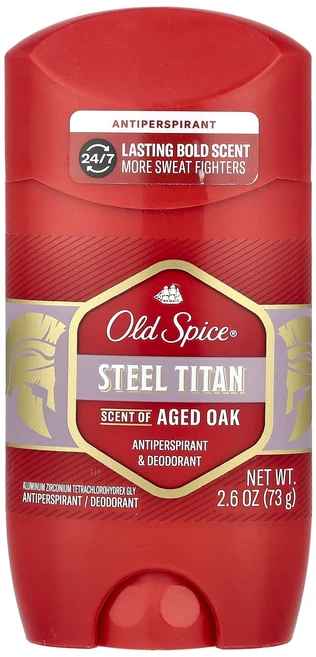 Old Spice 스틸 타이탄 땀 억제제 & 데오드란트 숙성 오크 73g(2.6oz), OldSpice스틸타이탄땀억제제데오드란트숙성오크73g2, 73g, 1개 - 쿠팡