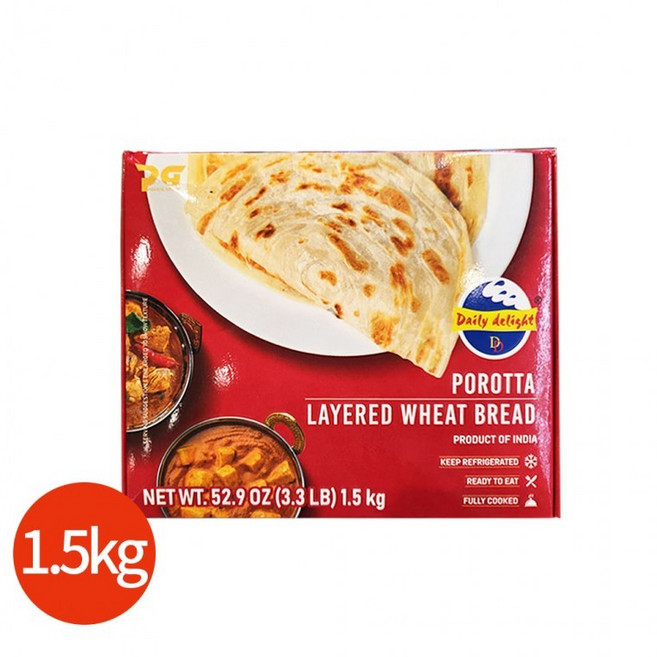 DAILY DELIGHT 포로타 브레드 1.5kg, 1개, 1ml, 1g