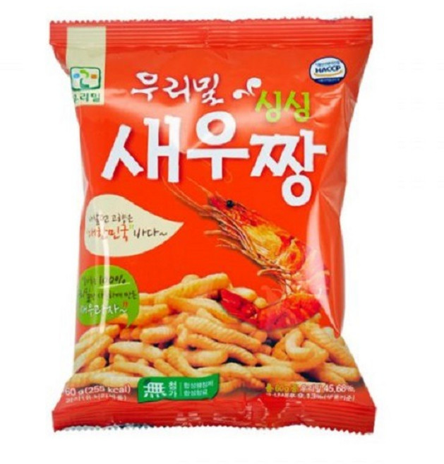 우리밀 싱싱새우짱 60g 10개