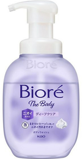 Biore 蜜妮沐浴乳 泡沫型 深層潔淨, 1個, 510ml