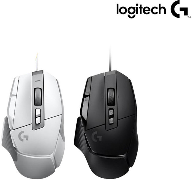 로지텍 G502 X 유선 게이밍 마우스, MU0088, 화이트