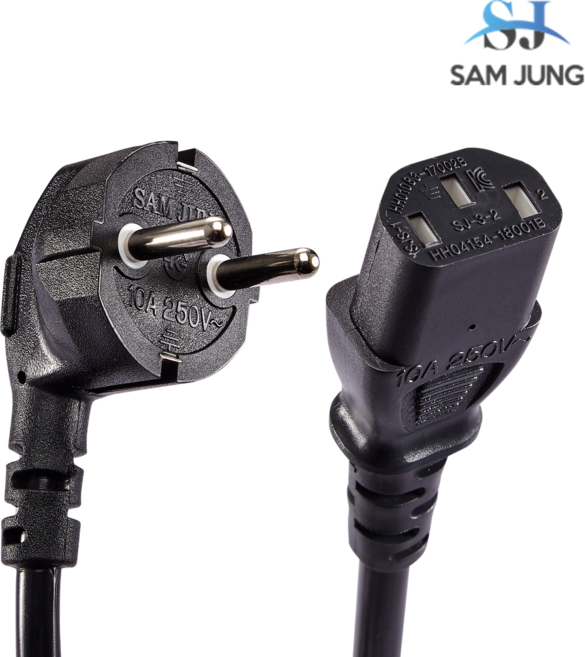 삼정 국산 AC 전원케이블 파워코드, 0.5m, 1개
