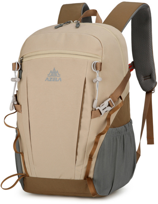 웨일릿 초경량 방수백팩 25L 등산 캠핑 여행가방, 샌드베이지