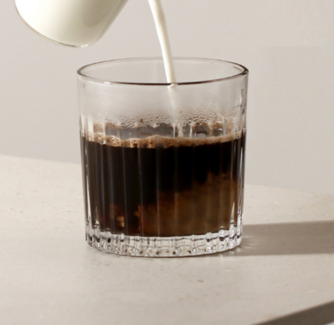 이우아여사 플리츠 언더락잔 260ml, 단일, 6개