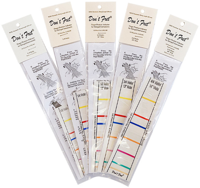 돈플랫 바이올린 운지 스티커 포지션 테이프, 3／4, 1개