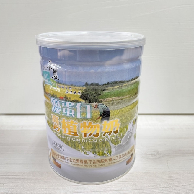 禾農 優蛋白高鈣植物奶 全穀物, 850g, 1個
