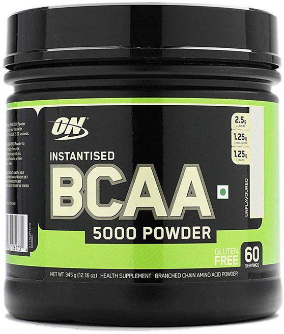 옵티멈뉴트리션 인스턴트 BCAA 5000 파워 무 맛 12.16 oz 345 g, 1개