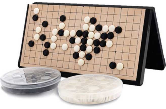 하이투데이 휴대용 접이식 자석 오목 바둑판 세트 M, 혼합상품, 1세트