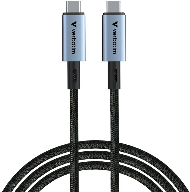 VERBATIM 威寶 240W USB-C 至 USB-C 充電傳輸線 1.2米, 1個