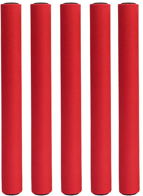 [메잌미] 레인보우 릴레이 스펀지 바톤 5칼라, 1세트, 레드