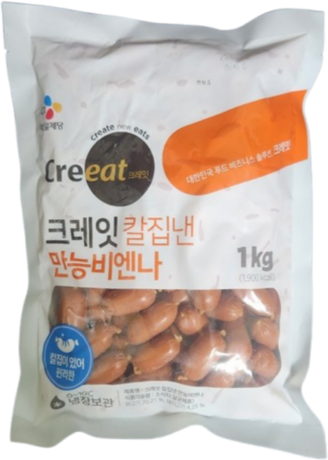 하림 칼집 낸 요리비엔나, 4개, 1kg