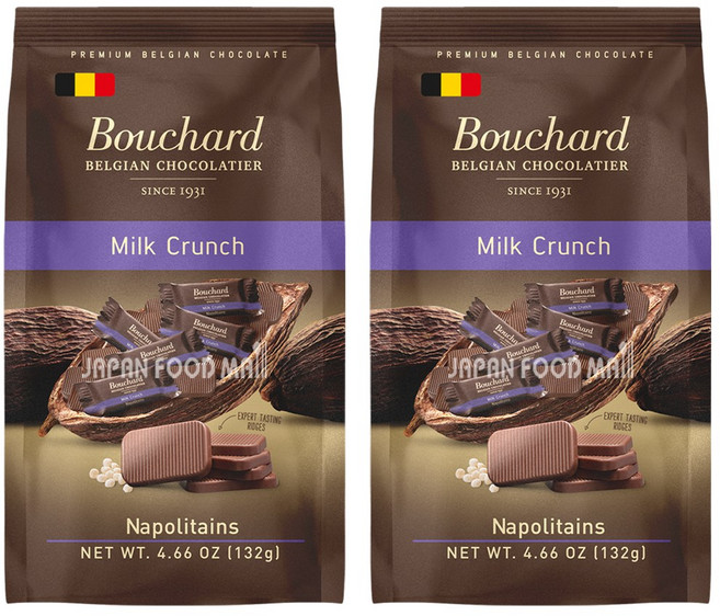 부샤드 나폴리탄 밀크 크런치 초콜릿, 132g, 2개