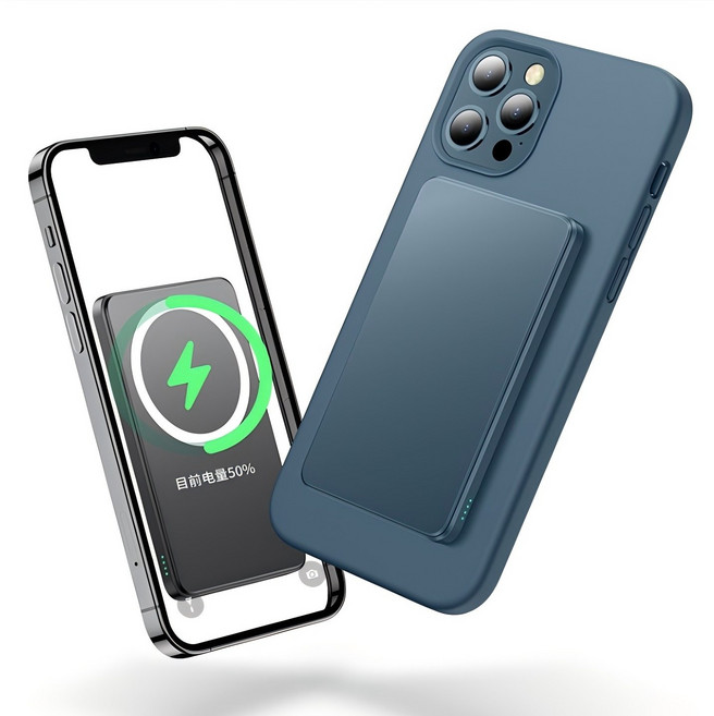 REMAX MagSafe磁吸無線行動電源 10000mAh 20W快充, 1個, 3087黑