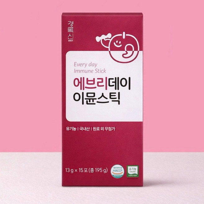 국내산 유기농 엘더베리 에브리데이 이뮨스틱, 13g, 15개