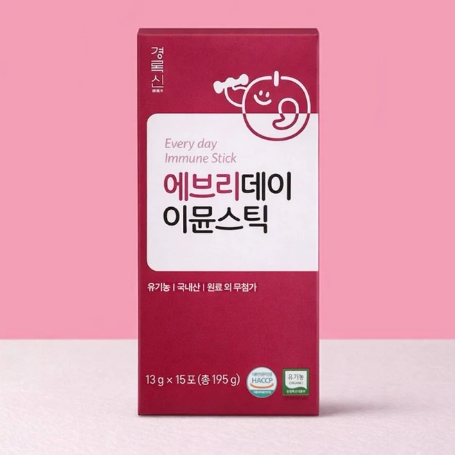 국내산 유기농 엘더베리 에브리데이 이뮨스틱, 13g, 15개 - 쿠팡