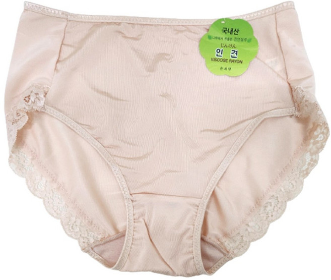 이너라인 국내산 레이스 인견 여성 팬티 3매입 세트