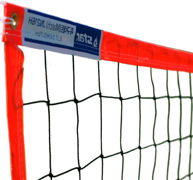 스타스포츠 매치 족구 네트 JN216H, 1개, 오렌지 + 블랙