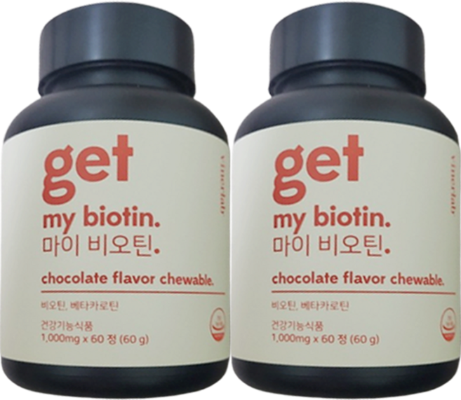 바이너랩(2병)(총2개월분) 겟 마이 비오틴 베타카로틴, 60정