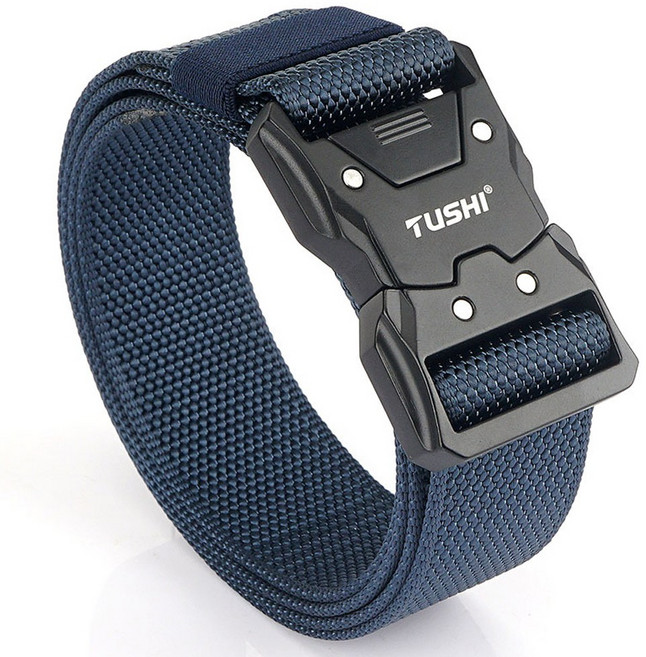 [유달리] 프리미엄 코브라 등산 전술벨트 원터치 자동 작업 택티컬 군용 블랙 그레이 밀리터리 카키 카멜 네이비 스포츠 아웃도어 나일론 튼튼한 아연합금 캠핑 낚시 군인 스틸