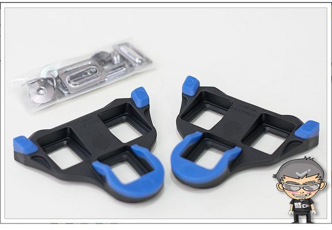 SHIMANO 公路車鞋底板組 SPD Cleat, 藍色2度
