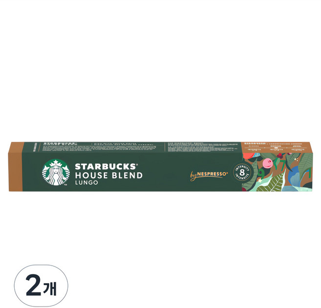 스타벅스 하우스 블렌드 by 네스프레소 캡슐커피, 5.7g, 10개입, 2개