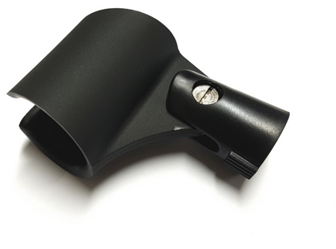 무선 마이크 홀더, 1개, 블랙