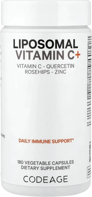 코드에이지 비타민 리포소말 비타민C플러스 캡슐 180정, 5병 - 쿠팡