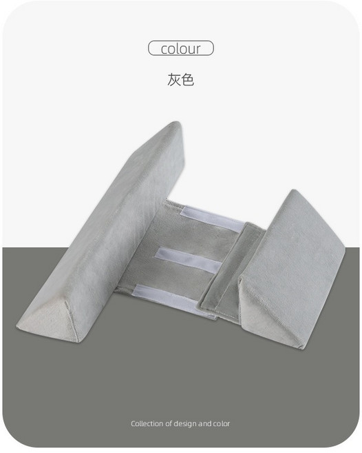 嬰兒安撫睡覺抱枕 側睡 防驚嚇安全感, 灰色可拆洗, 灰色