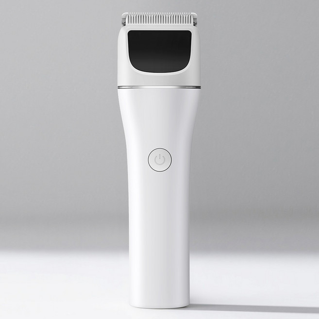 LOMESO 전동 이발기 7단계 길이 조절 바이깡 셀프 미용실 및 가용 클리퍼, 화이트