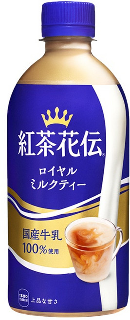 홍차화전 진한 로얄밀크티 일본 정식 수입 음료 실론찻잎 홋카이도 최고급 밀크티, 440ml, 5개