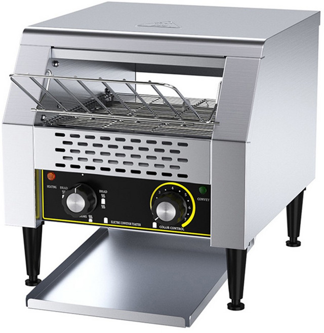 【東日家電】履帶式商用多士爐 全自動吐司機/三明治機/烤麵包機/烘焙機 早餐點心烘烤首選, TT-450進口三片鍊式多士爐