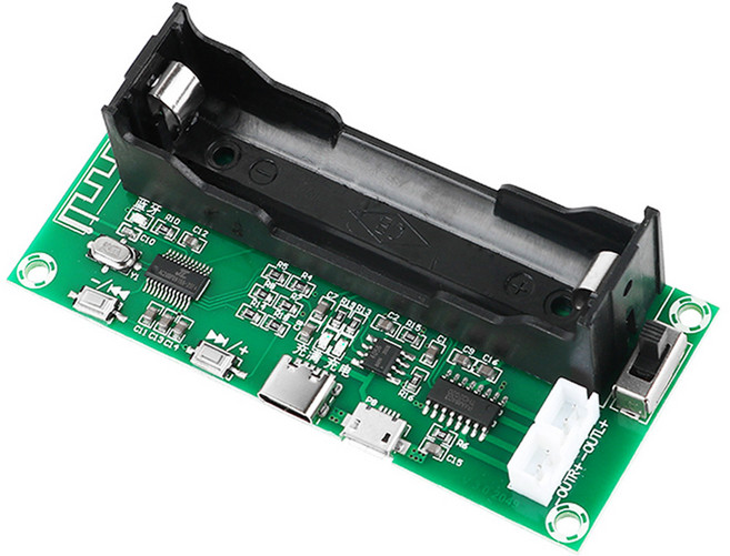 니토무역 5W 듀얼 블루투스 앰프 모듈 18650 충전 보드 PAM8403 스테레오 엠프 오디오, 블루투스 앰프 5W 듀얼