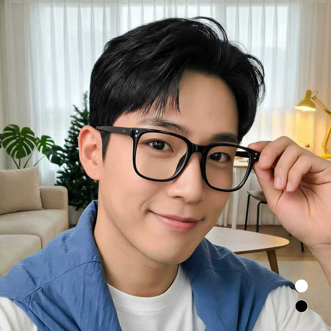 Duduma 블루라이트차단안경 트렌디 뿔테안경 남녀공용 패션 안경테 컴퓨터 스마트폰용 사무직 학생