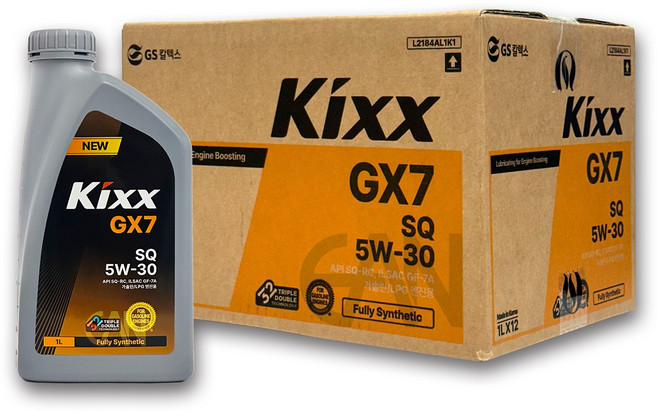킥스 KIXX GX7 (구G1) SQ 5W30 1L 합성 가솔린 LPG 엔진오일, 1개