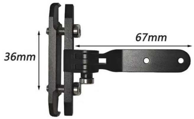 Garmin Varia RCT715 레이더 테일 라이트 쿠션 어댑터 고프로 자전거 LED 램프 미등 브래킷 시트 거치대, 01 Lamp bracket