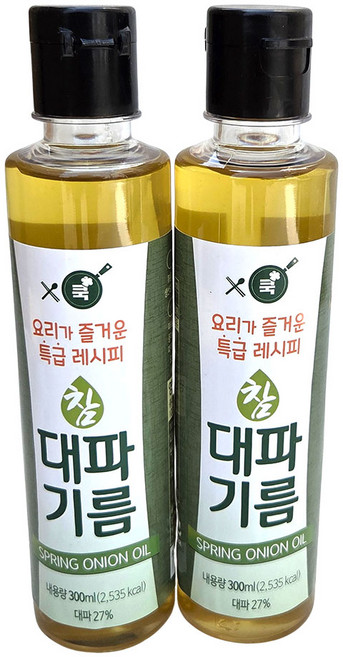 새마원 소담 참 대파기름 향미유, 2개, 300ml