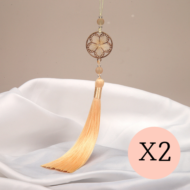 솔레르 고급스러운 무궁화 한복 노리개 키링