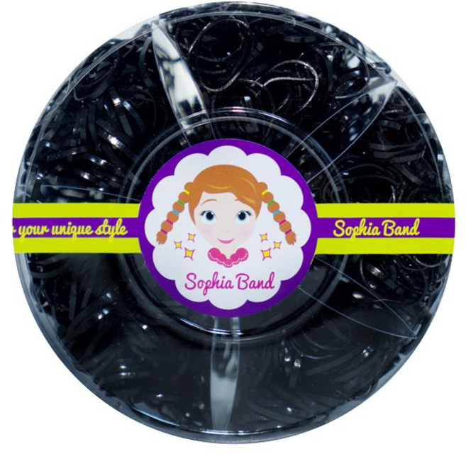 이쁨달다 소피아 칼라밴드 고무줄 헤어끈 유아동머리끈 100g