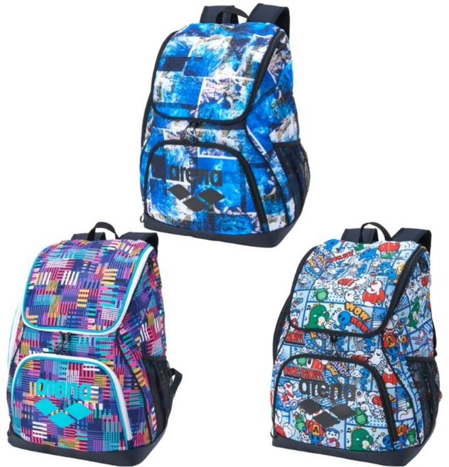 아레나 수영 백팩 35L 가방 AS5FBP31U, BKBL