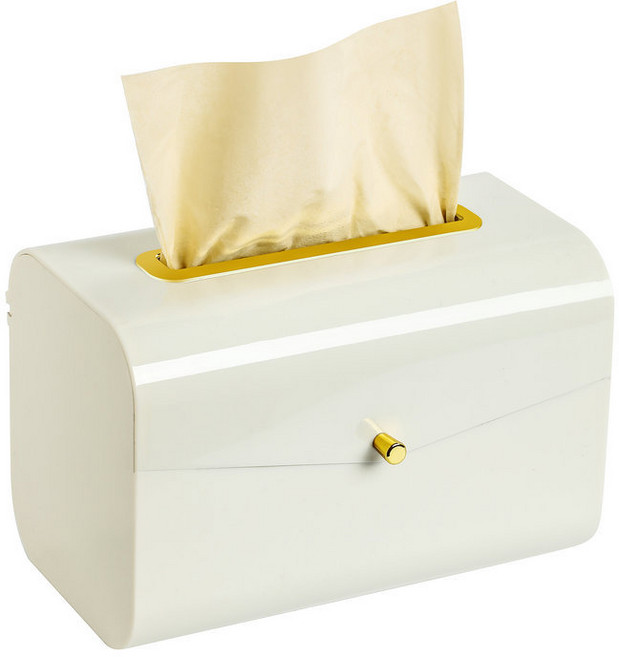 스프링 휴지통 휴지통 창의 자동 일체 승강 휴지통 가정용 먼지 방지 데스크톱 휴지통, 백색