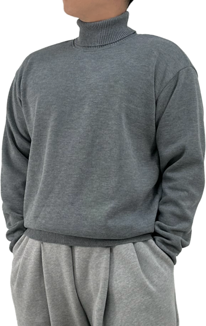 [XL-5XL] 비크네 목이 편한 빅사이즈 오버핏 기모 목티