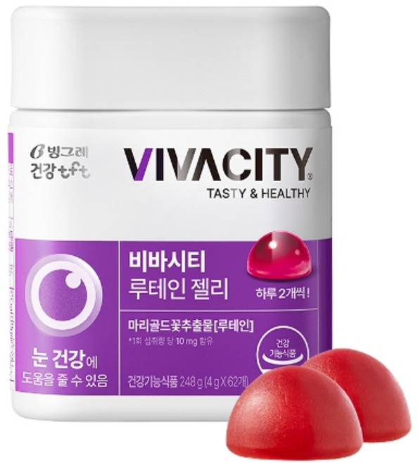 기타 [빙그레] 비바시티 루테인 젤리 (1개월분) / 베리믹스맛