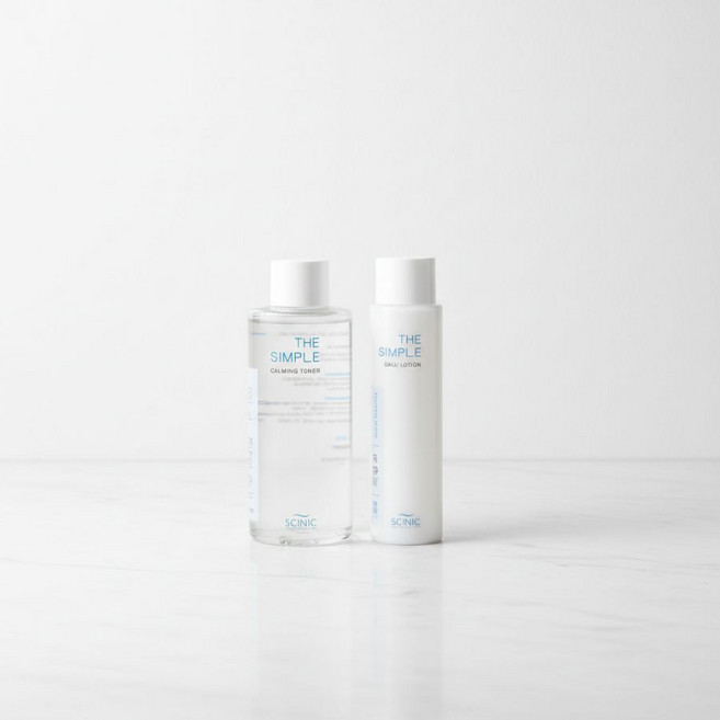 싸이닉 더 심플 토너 300ml + 로션 260ml 2종 세트 촉촉한 대용량, 1세트