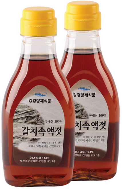 강경형제식품 국내산 갈치속액젓, 1개, 300g