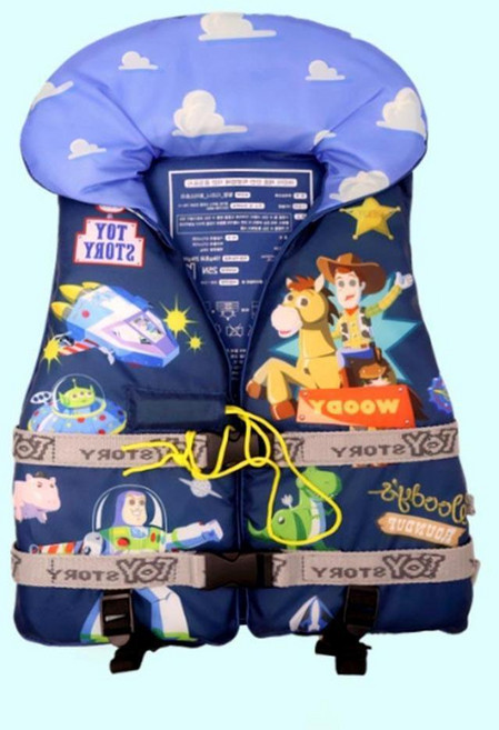 토이스토리 아동 구명조끼 수영보조 물놀이 안전조끼, 1개, 상세페이지 참조