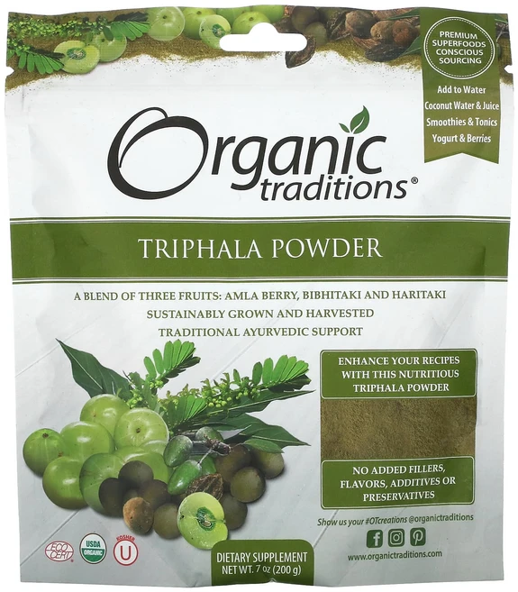 Organic Traditions 트리팔라 분말 200g(7oz), OrganicTraditions트리팔라분말200g7oz, 200g, 1개 - 쿠팡